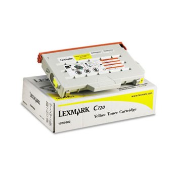 КАСЕТА ЗА LEXMARK C 720 - Yellow - P№ 15W0902 Y - заб.: 7200k | JAR Computers КАСЕТА ЗА LEXMARK C 720 - Yellow - P№ 15W0902 Y