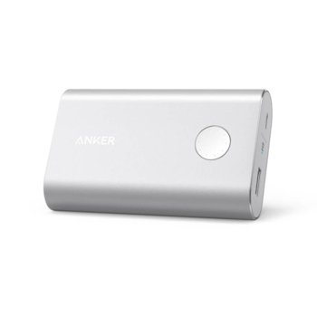 Външна батерия/power Anker PowerCore+, 10050 mAh, Qualcomm Quick Charge 2.0, бяла | JAR Computers Anker PowerCore+ 10050 mAh