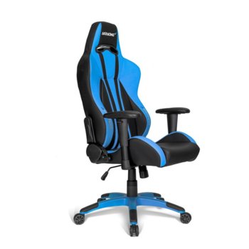 Геймърски стол AKRACING Premium Plus, черен/син | JAR Computers AKRACING PREMIUM Plus Blue AK-PPLUS-BL