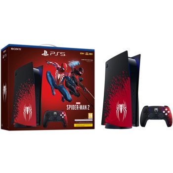 Конзола PlayStation 5 Marvel's Spider-Man 2 Limited Edition Bundle, червена | JAR Computers PlayStation 5 Spider-Man 2 Limited Edition