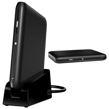 Твърд диск 500GB WD My Passport™ Elite 2.5" (6.35 cm) +USB Docking Station, тъмно-сив, външен, 256bit криптиране, автоматичен "backup", USB2.0 (+захранване през USB), 2г гаранция | JAR Computers 500GB WD My Passport™ Elite 2.5"