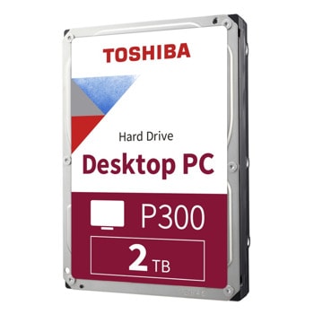 Твърд диск 2TB Toshiba P300, SATA 6.0 Gbit/s, 7200rpm, 256MB, 3.5"(8.89 cm) | JAR Computers Toshiba P300 2TB HDWD320EZSTAS
