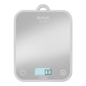 Кухненски кантар Tefal BC50U4V0, дигитален, до 5 kg капацитет, точност до 2гр, Optiss, сив | JAR Computers Tefal BC50U4V0