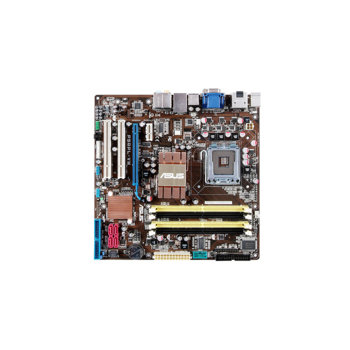 Дънна платка Asus P5QPL-VM, G41, LGA775, DDR2, VGA+PCI-E, DVI, SB7.1, Lan1000, SATA, uATX, 3г. Гаранция | JAR Computers Asus P5QPL-VM