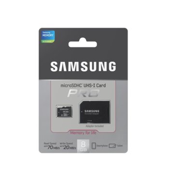 Samsung 8GB microSD Adapter MG8GBA