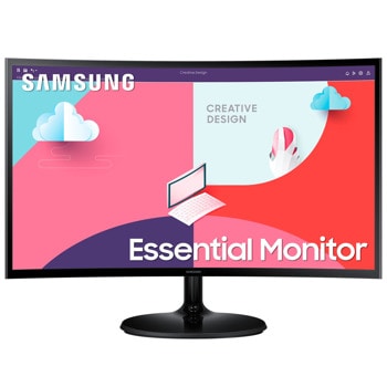 Монитор Samsung LS-24C360EA (2023), 24" (60.69 cm), VA панел, 75Hz, Full HD, 4ms, 250cd/m2, HDMI, VGA | JAR Computers Samsung LS24C360EAUXEN