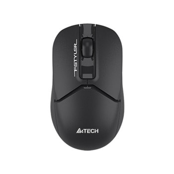 Мишка A4Tech Fstyler FB12, оптична (1200dpi), безжична, Bluetooth, USB, черна | JAR Computers A4Tech Fstyler FB12 Black