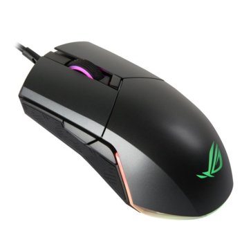 Мишка Asus ROG Pugio RGB, оптична(7200 dpi), гейминг, USB, черна | JAR Computers Геймърска мишка ASUS ROG Pugio RGB