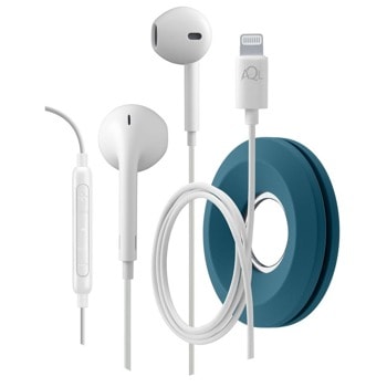 Слушалки Cellularline Breeze, микрофон, Lightning, бели | JAR Computers Cellularline Breeze