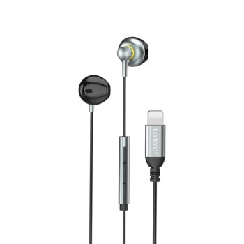 Слушалки Earldom ET-E67, Lightning, микрофон, сиви | JAR Computers Слушалки Earldom ET-E67