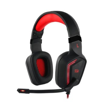 Слушалки Redragon Muses 2 H310-1-BK, микрофон, 50mm говорители, 7.1 виртуален съраунд, USB, черни | JAR Computers Redragon Muses 2 H310-1-BK