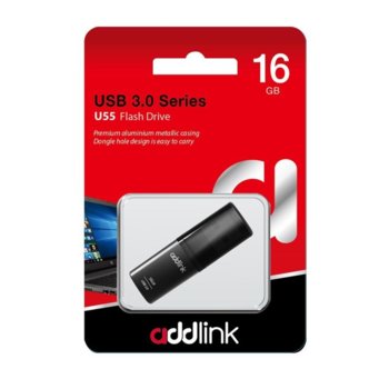 Addlink 16GB U55 USB 3.0 Black