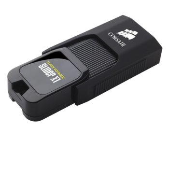 Памет 128GB USB Flash Drive, Corsair Flash Voyager Slider X1, USB 3.0, черна | JAR Computers Corsair Flash Voyager Slider X1 128GB