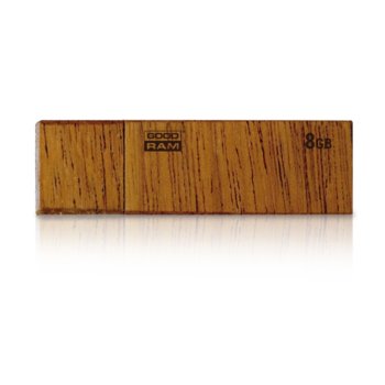 Памет 8GB USB Flash Drive, Goodram Eco WOOD, USB 2.0, кафява | JAR Computers 8GB GOODRAM Eco WOOD USB 2.0