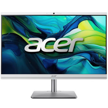 All in One компютър Acer Aspire C24-195ES (DQ.BM5EX.005), дванадесетядрен Intel Core Ultra 7 155U 1.7/4.8 GHz, 23.8" (60.45 cm) Full HD IPS LED-backlit Display, (HDMI), 16GB DDR5, 1TB SSD, 3x USB 3.2 Gen 2 Type-A, No OS | JAR Computers Acer Aspire C24-195ES DQ.BM5EX.005