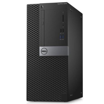 Настолен компютър Dell OptiPlex 5040 MT (N022O5040MT02_WIN), четири-ядрен Skylake Intel Core i7-6700 3.4/4GHz, 8GB DDR3L RAM, 500GB HDD 7200 rpm, 6x USB 3.0, мишка и клавиатура, Windows 7/10 | JAR Computers Dell OptiPlex 5040 MT N022O5040MT02_WIN