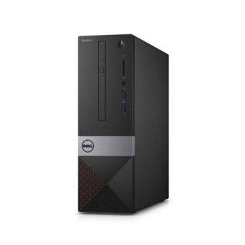 Настолен компютър Dell Vostro 3268 SFF (N301VD3268EMEA01_UBU), двуядрен Kaby Lake Intel Core i3-7100 3.90 GHz, 4GB DDR4, 500GB HDD, 4x USB 2.0, клавиатура и мишка, Linux | JAR Computers Dell Vostro 3268 SFF N301VD3268EMEA01_UBU