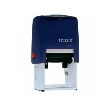 Автоматичен печат Traxx 9024 син квадратен