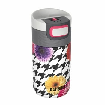 Термочаша Kambukka Etna, 0.3л., неръждаема стомана, цветя (Floral Patchwork) | JAR Computers Kambukka Etna 300ml Floral Patchwork 11-01037