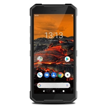Смартфон Myphone Hammer Explorer (сив), поддържа 2 SIM карти, 5.72" (14.53 cm) IPS дисплей, четириядрен MTK6761V 2GHz, 3GB RAM, 32GB Flash памет (+microSD слот), 13.0 & 8.0 MPix камера, Android, 269 g | JAR Computers MyPhone Hammer Explorer gray