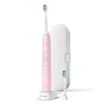 Ел. четка за зъби Philips Sonicare ProtectiveClean 5100, 3 скорости, таймер, до 2 седмици време на работа, розова | JAR Computers Philips Sonicare ProtectiveClean 5100 Pink