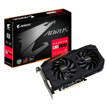 Видео карта AMD Radeon RX 580, 4GB, Gigabyte AORUS, PCI-E 3.0, GDDR5, 256-bit, DisplayPort, HDMI, DVI | JAR Computers GB RX580AORUS-4GD