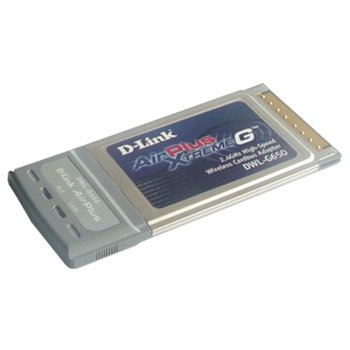 D-Link DWL-G650, 108Mbps Wireless PCMCIA Card