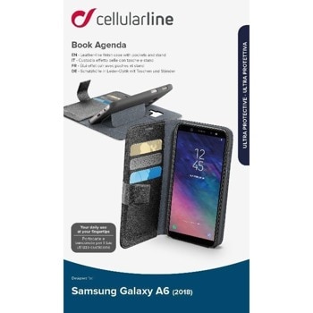 Cellularline Book Agenda Samsung Galaxy A6 2018