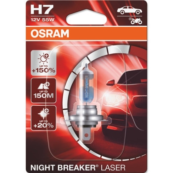 Автомобилна крушка Osram 64210NL, 55W, 1500lm, H7, PX26d, халогенна, 1 брой в опаковка | JAR Computers Osram 64210NL 55W 1500lm 64210NL