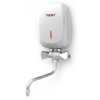 Eлектрически бойлер Tesy IWH 50 X02 KI, проточен, вертикален, 5kW, енергиен клас А, 20.0 x 13.0 x 7.6 cm | JAR Computers Tesy IWH 50 X02 KI