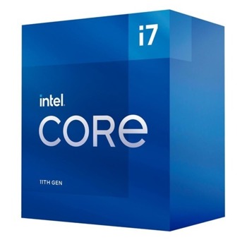 Процесор Intel Core i7-11700, осемядрен (2.5/4.9 GHz, 16MB, 1300MHz графична честота, LGA1200) Box, с охлаждане | JAR Computers Intel BX8070811700