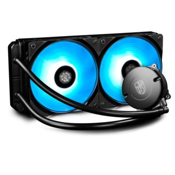 Водно охлаждане за процесор Deep Cool MAELSTROM 240 RGB, съвместимост с Intel LGA2066/2011/-v3/1366/1156/1155/1151/ 1150 & AMD AM4/AM3(+)/AM2(+)/FM2(+)/FM1 | JAR Computers Deep Cool MAELSTROM 240 RGB DP-GS-H12RL-MS240RGB