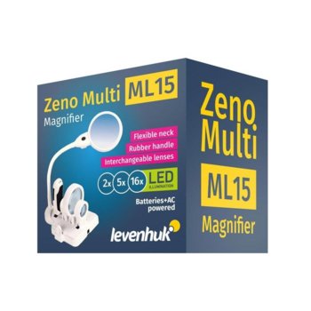 Бяла лупа Levenhuk Zeno Multi ML15