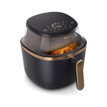 Фритюрник с горещ въздух Philips NA342/00, 7.2 л. вместимост, 12 програми, незалепващо покритие, RapidAir Plus технология, 2000W | JAR Computers Philips NA342/00