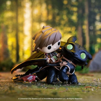 funko pop! rides: hiccup with toothless