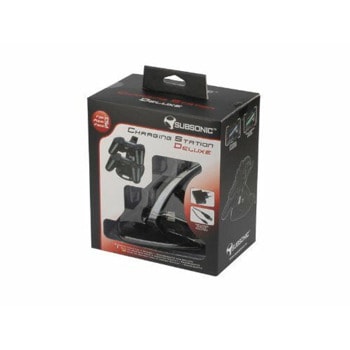 Зарядна станция Subsonic SA1315, за Sony Sixaxis, DualShock3 и PS Move, за зареждане на 4 контролерa, черна | JAR Computers Зарядна станция Subsonic SA1315