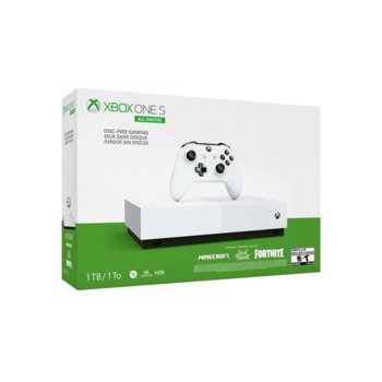 Microsoft Xbox One S All-Digital Edition 1TB + 3x