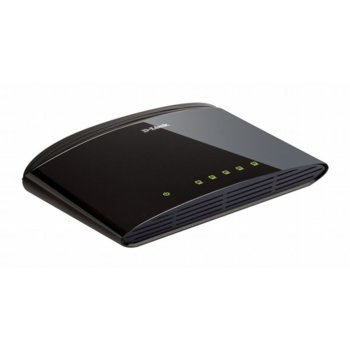 Суич D-Link DES-1005D, 100Mbps, 5-Port | JAR Computers Switch D-Link DES-1005D