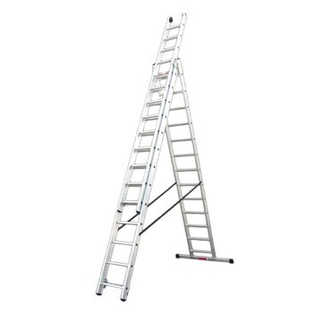 Стълба VALVNOS, алуминиева, 7.3м | JAR Computers Стълба VALVNOS алуминиева 7.3м