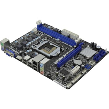 Дънна платка ASRock H61M-HVS, H61, LGA1155, DDR3, PCI-E (HDMI), SB5.1, Lan, SATA, mATX, BULK | JAR Computers ASRock H61M-HVS