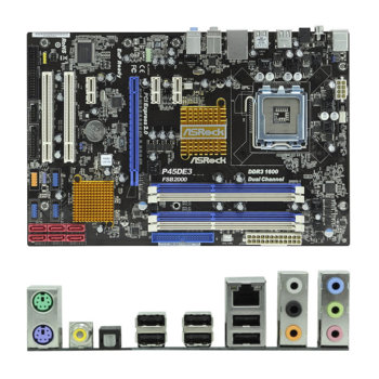 Дънна платка ASRock P45DE3, P45, S775, DDR3, PCI-E, SB7.1, Lan1000, SATA, ATX | JAR Computers ASRock P45DE3
