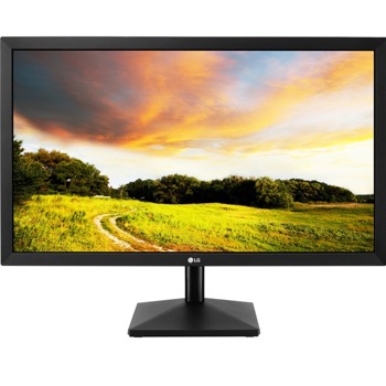 Монитор LG 24MK400H-B, 23.8" (60.45 cm) TN панел, 75Hz, Full HD, 5ms, 250cd/m2, 5 000 000:1, HDMI, VGA | JAR Computers LG 24MK400H-B