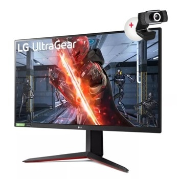 Монитор LG 27GN850-B с подарък камера CyberTrack H4 FHD, 27" (68.58 cm) IPS панел, 144Hz, QHD, 1ms, 350 cd/m2, DisplayPort, HDMI | JAR Computers LG 27GN850-B с подарък камера CyberTrack H4 FHD