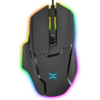 Мишка Noxo Vex, оптична (7000 dpi), 6 бутона, USB, черна, гейминг, RGB подсветка | JAR Computers Noxo Vex 1350010