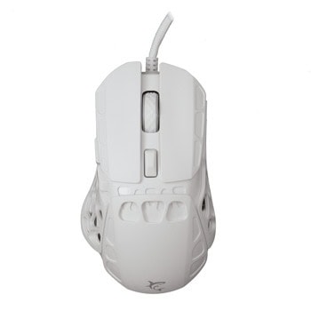 Мишка White Shark GM-5016 ECTOR White, оптична (12 400 dpi), USB, черна, гейминг, 7 бутона, Pixart 3327 сензор | JAR Computers White Shark GM-5016 ECTOR White