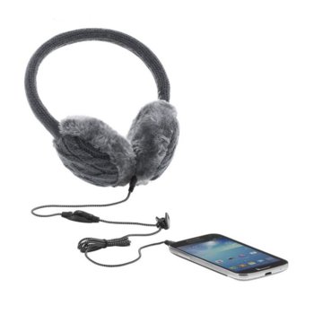 KitSound Chunky Ink Knit Earmuffs for mobile