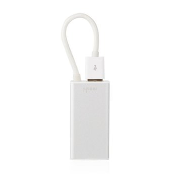 Moshi USB 2.0 to Ethernet Adapter, Silver