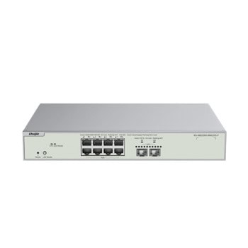 Суич Ruijie RG-NBS3300-8MG2XS-P, 10000Mbps, 10 порта, 8x 10/100/1000/2500Mbps RJ45 (PoE+), 2x 10Gbs SFP+ | JAR Computers Ruijie RG-NBS3300-8MG2XS-P