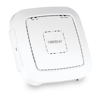 Точка за достъп TRENDnet TEW-821DAP, 1200Mbps, 2.4GHz (300Mbps)/ 5GHz (867Mbps), 1x 10/100/1000Mbps LAN PoE, 4x вътрешни антени | JAR Computers TRENDnet TEW-821DAP (Version v1.0R)