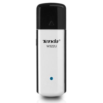 Мрежови адаптер, Tenda W322U, 300Mbps, 2.4 GHz, USB 2.0 | JAR Computers Tenda W322U